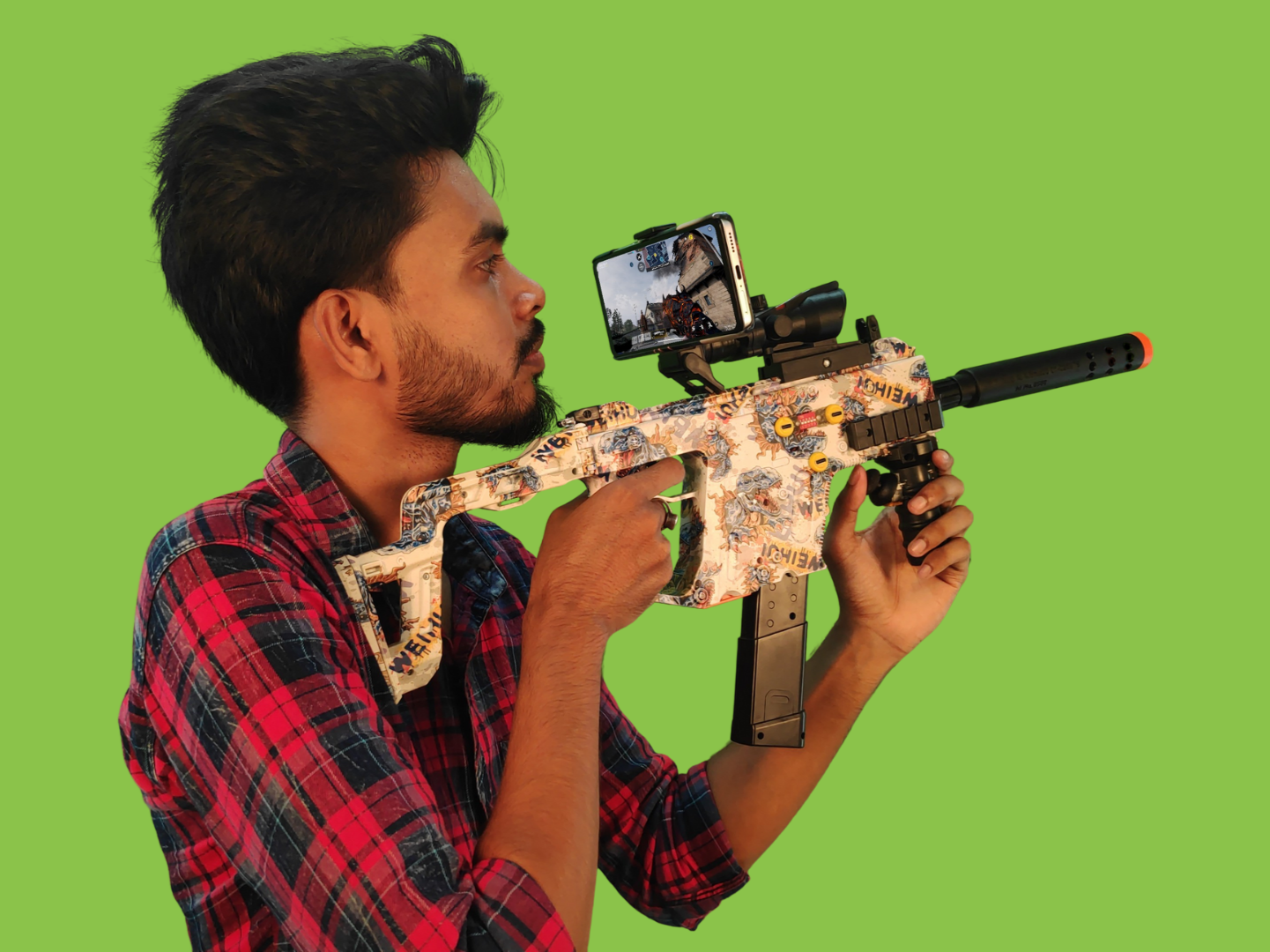 Controller with Phone